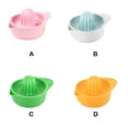 thumbnail image 3 of Cateissary Exprimidor de limón de plástico de un solo orificio, prensa manual multifuncional, exprimidor de frutas a prueba de agua, taza licuadora para Cocina y Comedor Verde Cateissary HA067835-03, 3 of 6
