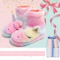thumbnail image 7 of Rainbow Unicorn Slippers/Cute Fluffy Girls Slippers/Cozy Plush Indoor Outdoor Women Slippers/Best Unicorn Gifts, 7 of 7