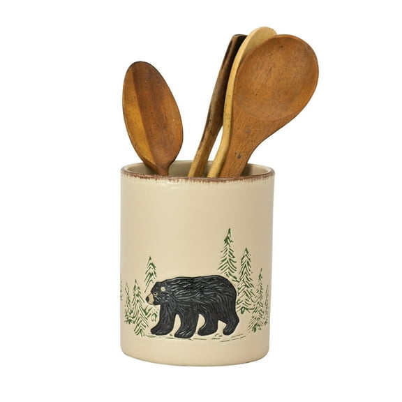 Park Designs Rustic Retreat Utensil Crock