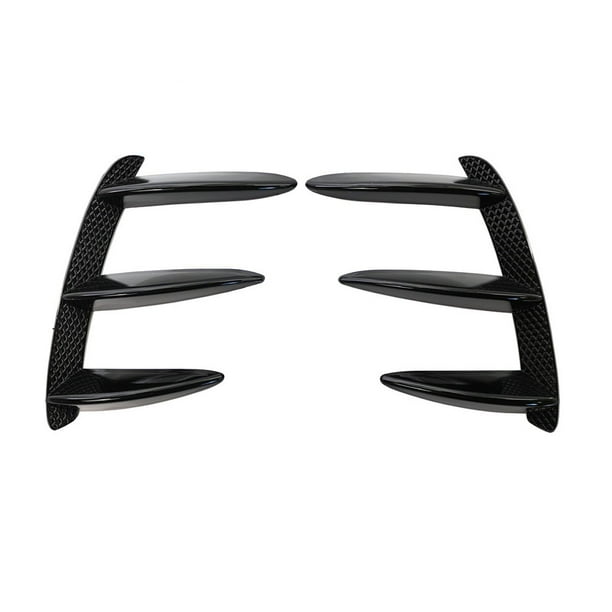 Btafrte 1 Par Canards Parachoques Trasero Coche para W176 A200 A250 A260 A45 (negro Brillante)