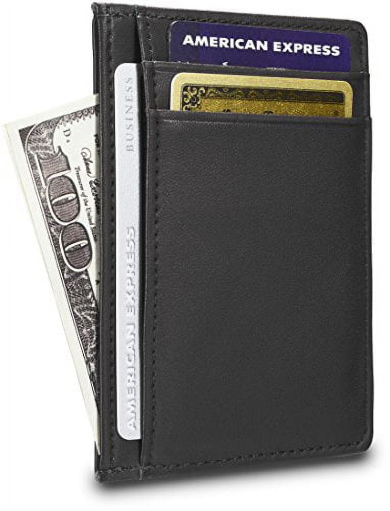 KLGC Business Card Holder Womens Credit Card Holder RFID Women's Card Case  Wallets - black - Small - ShopStyle