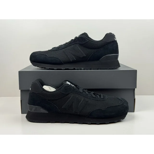 New Balance 515 Classics Sneakers Men’s Size 8.5 Black/Black ML515AGR
