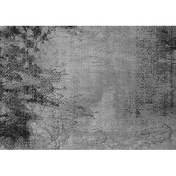 Ahgly Company Indoor Rectangle Oriental Gray Industrial Area Rugs, 5' x 7'