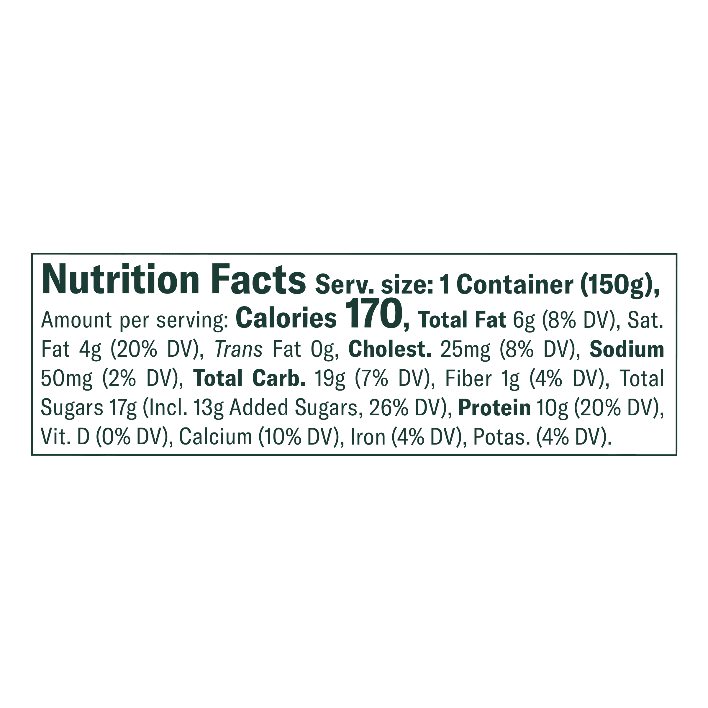 Chobani Creations Mocha Tiramisu Greek Yogurt 5.3 oz Cup