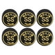thumbnail image 1 of 6PCS Billiard Cue Tips PU Multiple Layer Pool Cue Tips Replacement for Billiard Games Black SS, 1 of 4