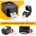 thumbnail image 5 of 1,000 (2 rolls x 500 labels/roll) Self Adhesive Address Labels, Cuisin Labels 100x100mm, Perforated, 5 of 5
