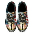 thumbnail image 2 of Memorial Day Veteran Patriot Eagle We Don't Know Them All But We Owe Them All Shoes Sneakers Black Size 4, 2 of 7