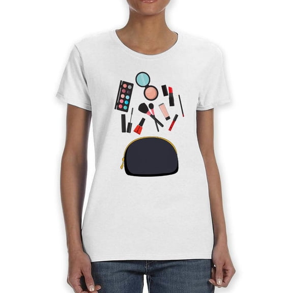 Beauty Cosmetics T-Shirt Women -SPIdeals Designs, Female 4X-Large