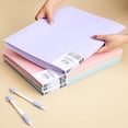 thumbnail image 2 of LNGOOR 1 Pce Dossier Extensible Couleur Unie Moderne Portable École Bureau Dossier Accordéon, 2 of 7