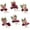 Dusty Rose & Burgundy, variant on Set of 6 Burgundy & Ivory Foam Rose Boutonnieres with Pins for Men Wedding for Groom Groomsmen Wedding Ceremonies Anniversaries Formal Dinners Parties Proms