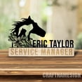 thumbnail image 2 of Craftnamesign Custom Wooden Veterinarian Desk Name Plate, Veterinarian Metal Nameplate for desk, 2 of 5