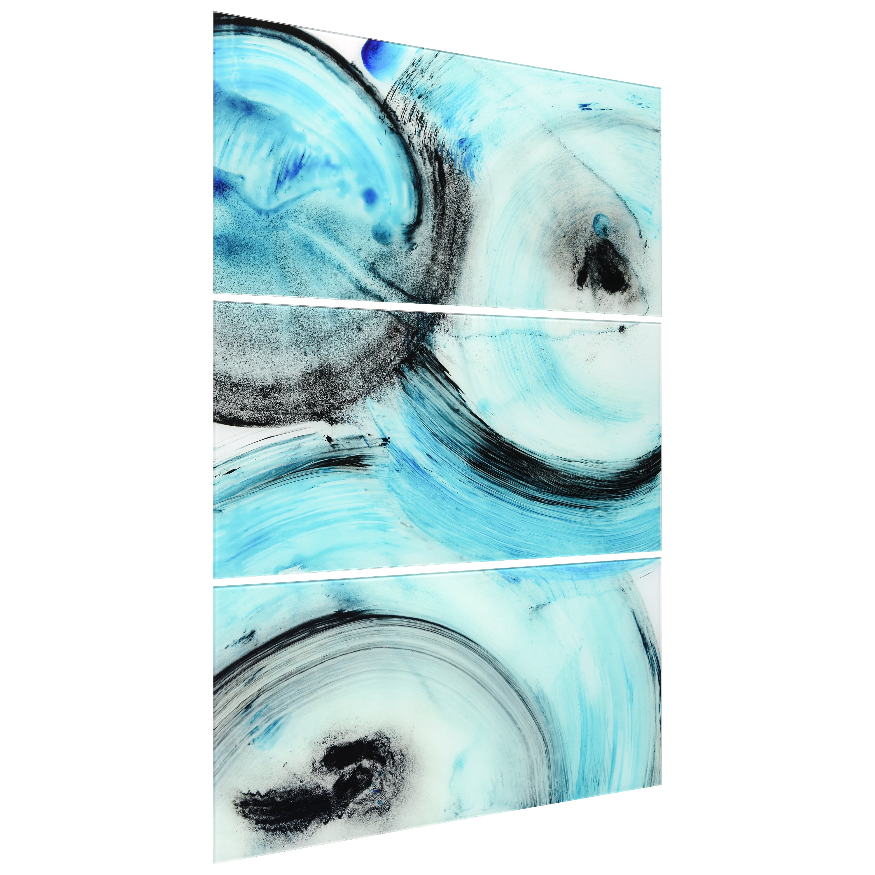 Ripple Effect IV ABC 36 in x 72 in Mixed Media Art, by Empire Art 3 Count