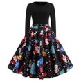 thumbnail image 1 of Disfraz de Halloween para mujer, accesorios de cosplay, vestido de calabaza elegante para niña, vestidos de princesa de manga larga, vestido de fiesta para festival, bata vintage, 1 of 2