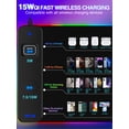 thumbnail image 4 of Miroddi RGB Gaming Mouse Pad with Wireless Charger, LED Desk Mat with 15W Fast Charging, Waterproof Non-Slip Desk Pad for Office & Home, 4 of 9