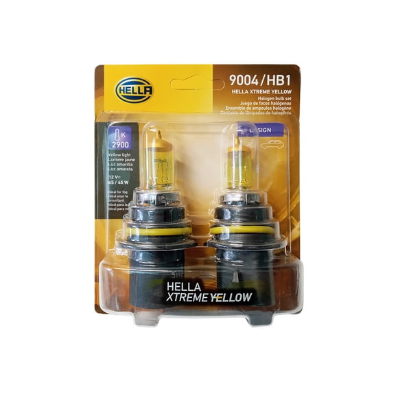 Juego de Focos Hella 9004 12V 65/45W Yellow Light 2800K