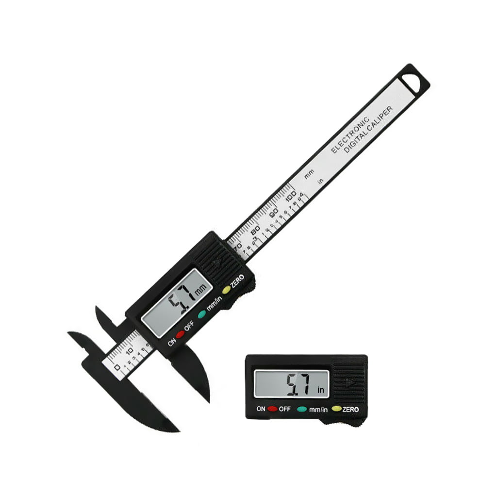 100mm LCD Digital Vernier Caliper Micrometer Measure Tool Gauge Ruler 