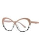 thumbnail image 1 of Gafas de espejo planas con degradado azul claro y 8 personalidades para mujer, 1 of 2