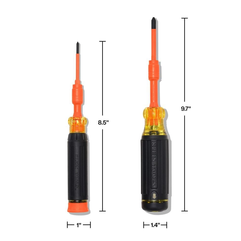 Klein Tools 10-In-2 Insulated Auto-Lock Screwdriver Set