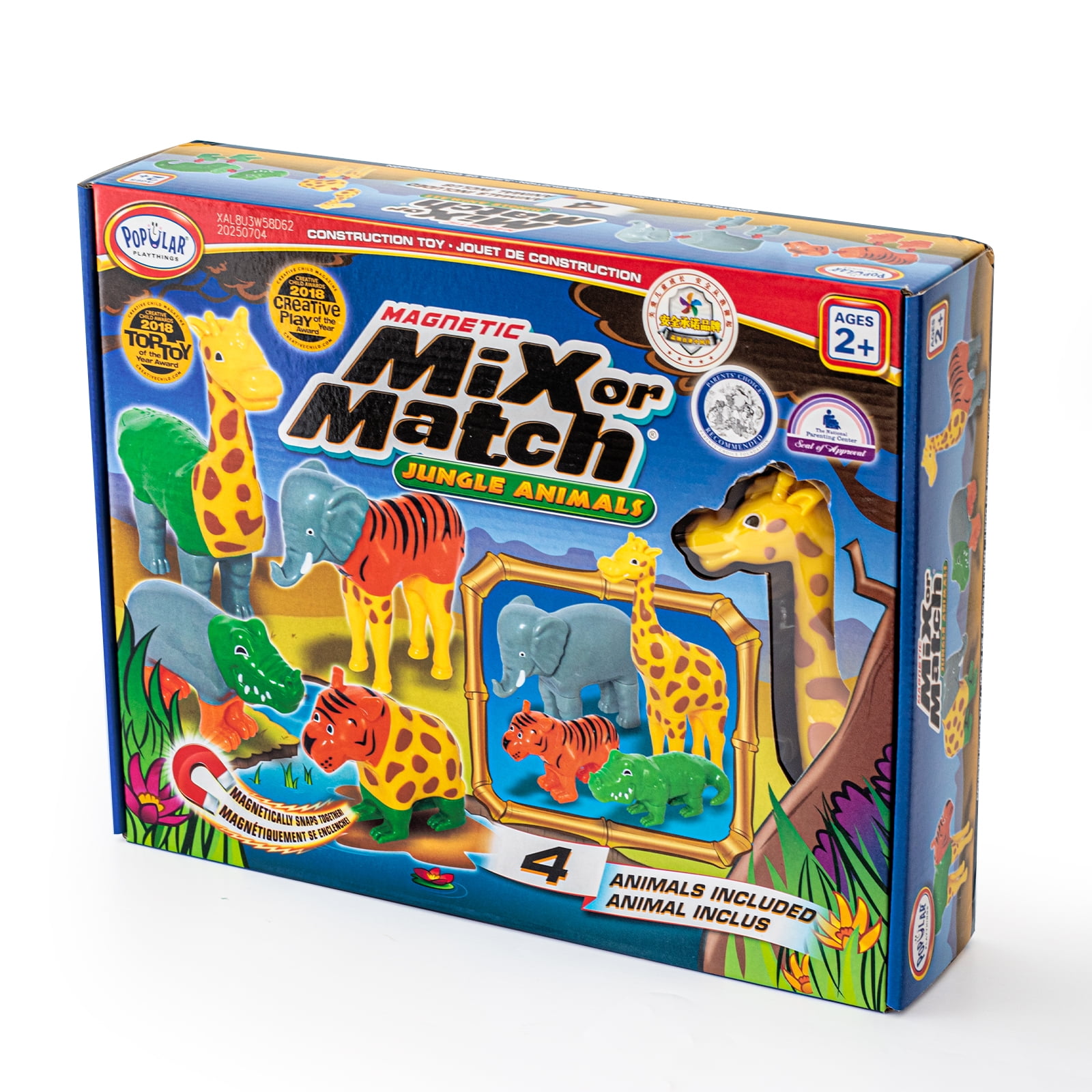 Lakeshore Mix & Match Magnetic Monsters Toy Set for Children, 3yrs