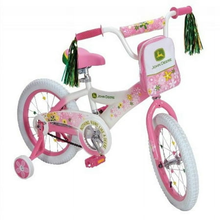John Deere 16" Girls Bike Pink