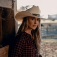 thumbnail image 2 of Charlie 1 Horse C1H x Lainey Wilson Hang Tight Honey Straw Cowgirl Hat US, Alpha, Large, Natural, 2 of 7
