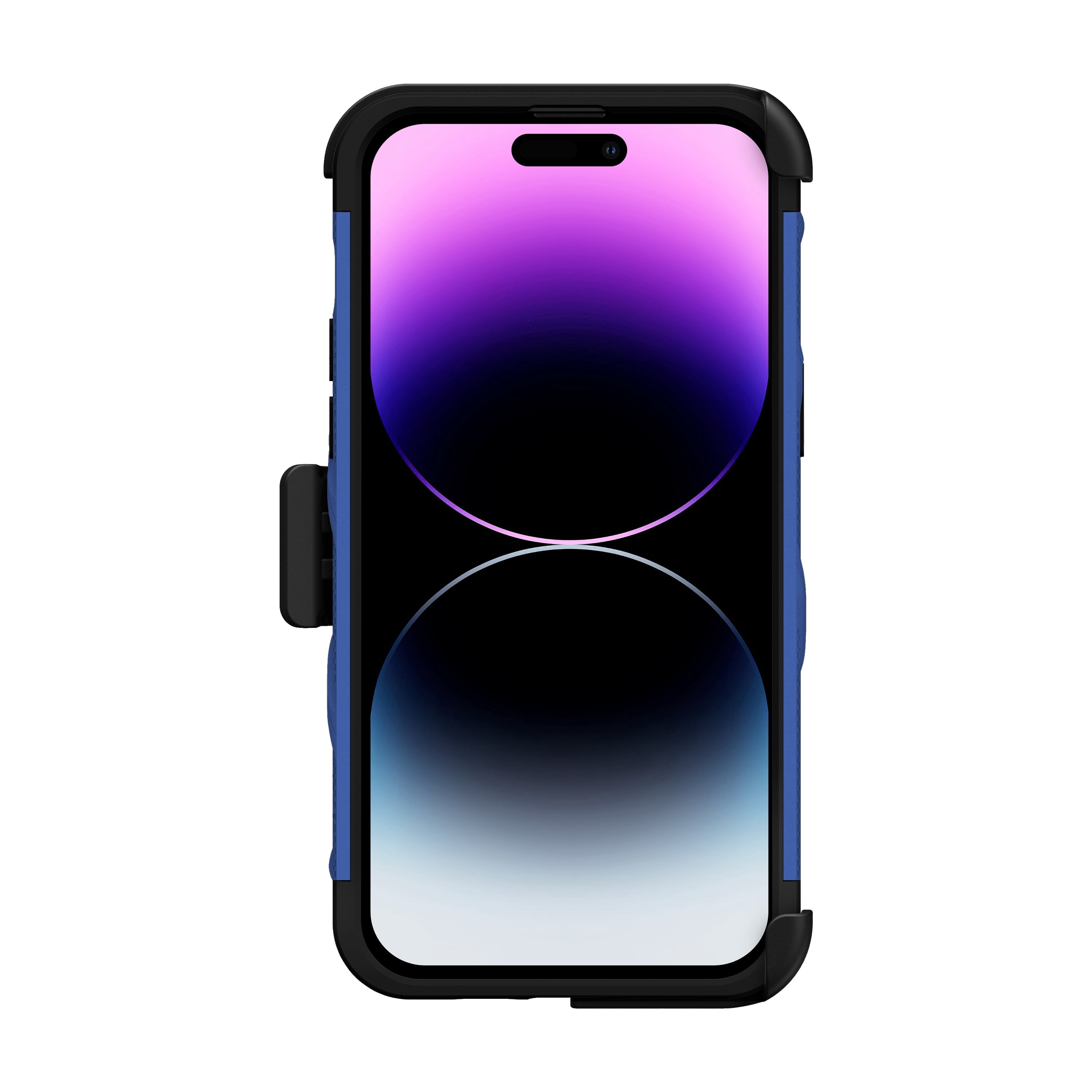 ZIZO BOLT Bundle for iPhone 14 Pro Max (6.7) Case with Screen Protector Kickstand Holster Lanyard - Blue