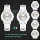 thumbnail image 2 of Womens Watch Led Backlight Nurse Watches For Women With Secondhand Teenager Watches For Girls White Black Pink Green, 2 of 4