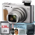 thumbnail image 1 of Canon PowerShot SX740 HS Digital Camera (Silver) with 40x Optical Zoom Lens + 128GB Memory Card + Cleaning Pen + ZeeTech Starter Bundle, 1 of 5