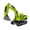 C, variant on A High-Simulation Excavator Toy For Kids With 360-Degree Cab Rotation Realistic Squeaking Sounds Soft Rubber Tracks For Stability Moderate Size For Control