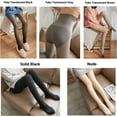 thumbnail image 7 of YooGuoGuo Women Fleece Lined Tights with Control Top, Slim Fake Translucent Pantyhose High Waist Thermal Leggings Fall Winter, 7 of 7