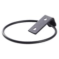 thumbnail image 2 of Xrouty 6" Flower Pot Holder Ring Set, Wall-Mounted Black Metal Planter Hanger, Hanging Plant Bracket for Indoor Outdoor Garden, Balcony Patio Decor, 2 of 4