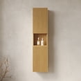 thumbnail image 3 of 59" Tall Bathroom Wall Mounted Cabinet, Narrow Storage Cabinet with Doors and Shelves, Suitable for Small Spaces, Applicable to Bathroom,, 3 of 5