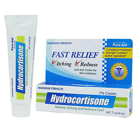 Pure-Aid Hydrocortisone Ointment 1% - 1 oz (2 paquets)