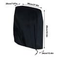 thumbnail image 4 of Funda impermeable para silla, resistente al polvo y al agua, Oxford, patio, jardín, mesa, taburete, protector de muebles, revestimientos exteriores, 34x96x85cm seitruly HA009184-02B, 4 of 6