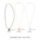 thumbnail image 3 of BRIGHTFUFU 3 piezas Collares de amistad Collares a juego Collar de sol Collar de estrella Collar de luna, 3 of 7