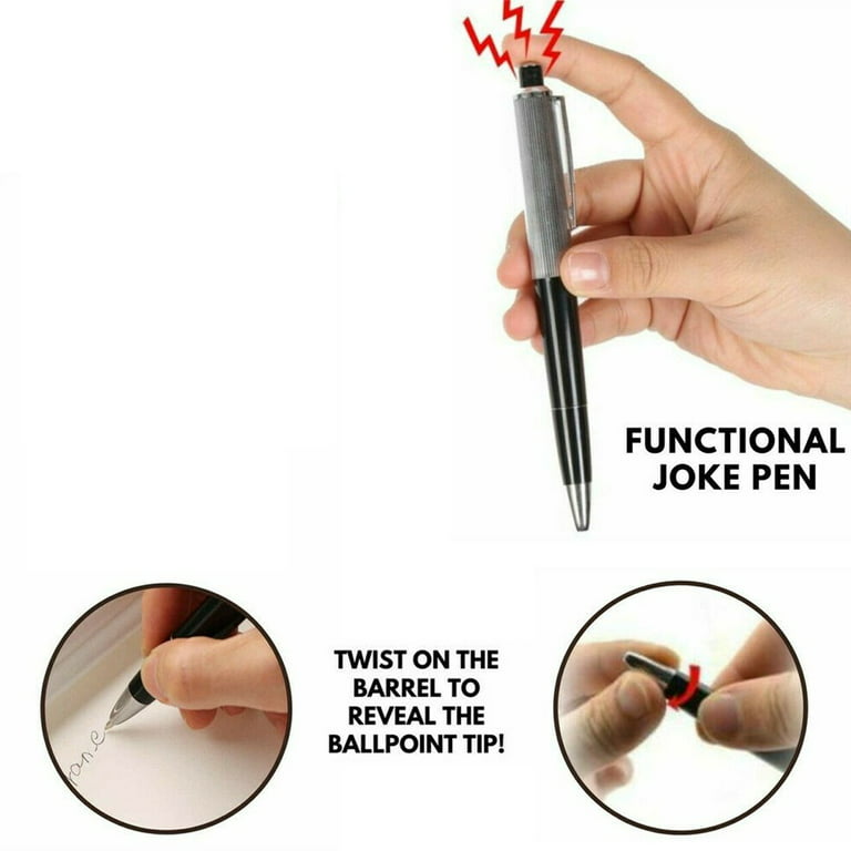 Creative Electric Shock Pen Toy Joke Funny Prank Trick Novelty