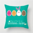 thumbnail image 2 of GUANGHONG Easter Doll Pillow Sofa Throw Cushion Cover Home Zippe Silk Pillowcase, 2 of 2