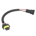 thumbnail image 5 of 2 piezas de conector de conversión de luz antiniebla de faro 9006 a H11 H8, arnés de cableado, enchufe, cable, conector, 5 of 5