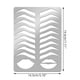 thumbnail image 4 of Maquillaje ceja labio plantilla impermeable ceja labio delineador de ojos plantilla de forma de Metal, 4 of 4
