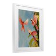 thumbnail image 2 of Stupell Industries Coastal Botanical Parrots in Flight White Framed Print Under Glass, 17 x 21, by The Prints Vibe, 2 of 8