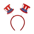 thumbnail image 2 of USA Patriotic Headband Red White Blue Star Hair Accessory Flag Hairband For Women Girls Independence Day Party Decorations, 2 of 8