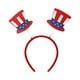 thumbnail image 2 of USA Patriotic Headband Red White Blue Star Hair Accessory Flag Hairband For Women Girls Independence Day Party Decorations, 2 of 8