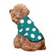 thumbnail image 5 of Fotbe Teal And White Polka Dot Sudadera con Estampado para Perros Pequeños – Suéter con Capucha para Mascotas, Tela Suave de Forro Polar con Bolsillo-Large, 5 of 7