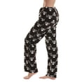 thumbnail image 2 of Just Love Fleece Pajama Pants for Women Sleepwear PJs (Black - Skull and Crossbones, Large), 2 of 3