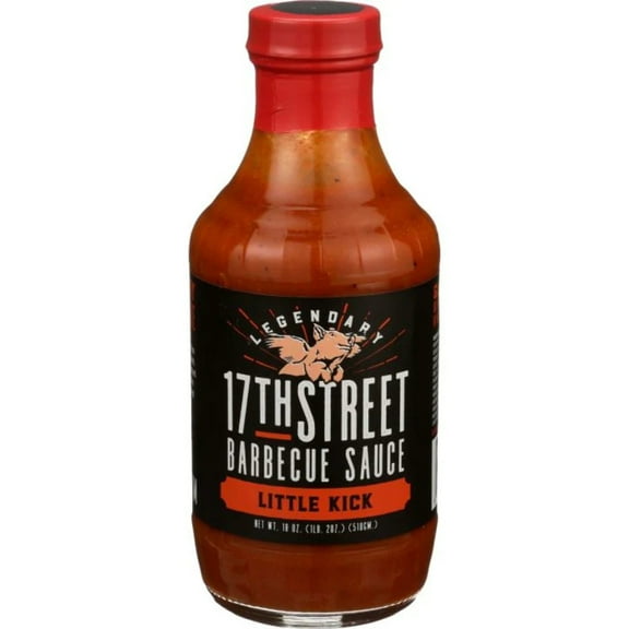 17TH STREET BARBECUE: Little Kick Bbq Sauce, 18 oz