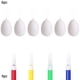 thumbnail image 2 of Huevos de Pascua de plástico blanco | Paquete de 24 huevos de Pascua sin terminar para manualidades infantiles | Cáscaras de huevo de 6 cm para pintar y decorar | Artículos de arte para el aula y, 2 of 9