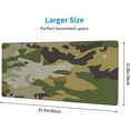 thumbnail image 3 of Camouflage Gaming Mouse Pad Large Mouse Pad (31.5x11.8 Inch) Non-Slip Rubber Base Large Desk Mat Desk Protector for Home Office Gaming Work, 3 of 6