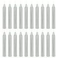 thumbnail image 3 of Mega Candles 20 pcs Unscented Silver Mini Taper Candle, 4 Inch Tall x 1/2 Inch Diameter, Great for Casting Chimes, Rituals, Spells, Vigil, Witchcraft, Wiccan Supplies, Wax Play & More, 3 of 3