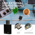 thumbnail image 2 of 7.1 USB Audio Adapter External Sound Cards with Headphone and Microphone Jack, 2 of 9