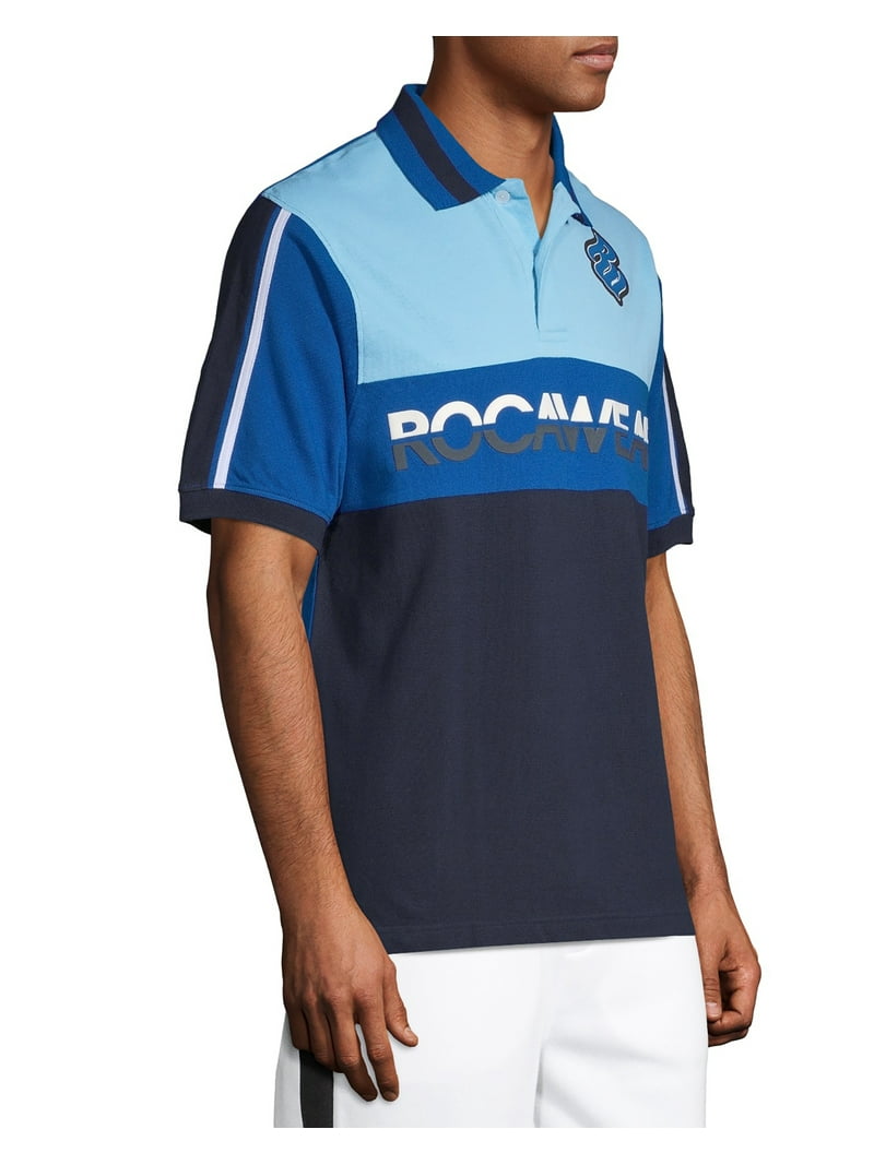 ★ROCA WEAR★ロカウェア★ボーダーポロシャツ★着丈62★トップス Rocawear Men's Navigator Polo Shirt - Walmart.com